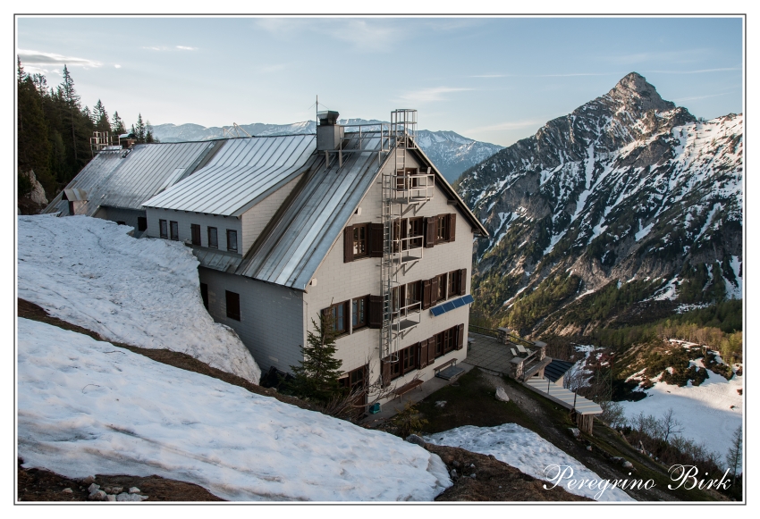 7 Totes Gebirge, Grosser Priel, chata Priel Schutzhaus